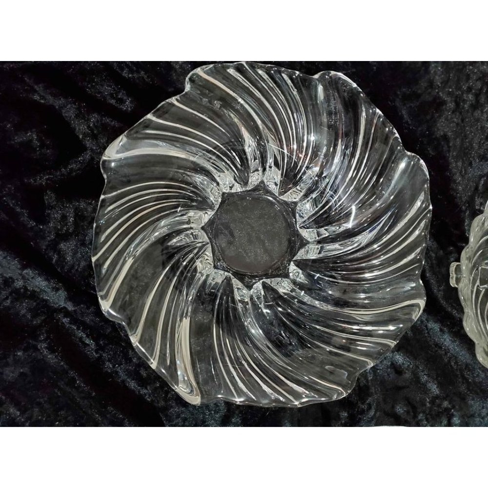 Gorgeous HEAVY Vintage Glass Bowl